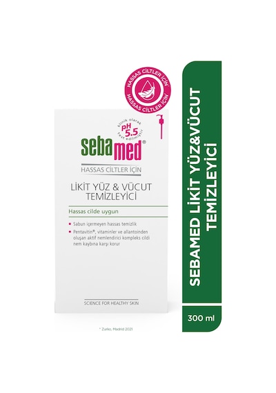 Sebamed Hassas Ciltler İçin Yüz & Vücut Temizleyici 300 Ml