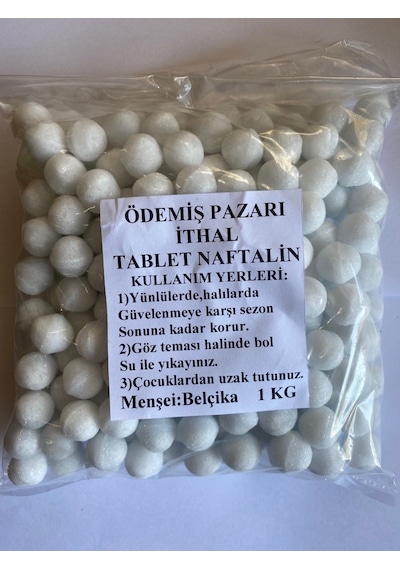 Ödemiş Pazarı Tablet Naftalin 1 KG Ödemiş Pazarı Tablet Naftalin 1 KG