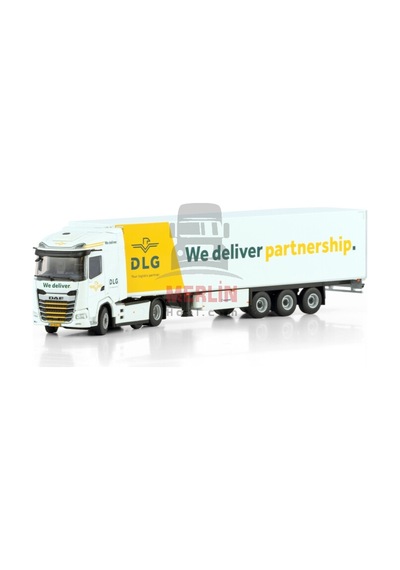 1/50 Daf Xg 6x2 Mıdlıft Axle Reefer Traıler - 3 Axle - Dlg Logistics