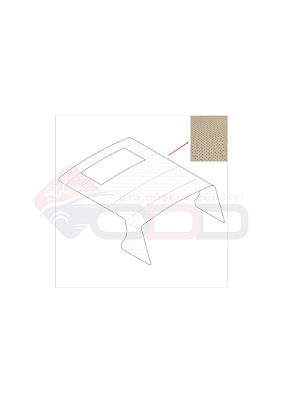 Mercedes W115 Açılır Tavan Döşemesi - Öz-iş
