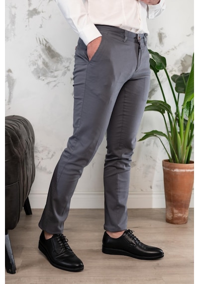 Notra Slimfit Dar Paça Erkek Yazlık Gabardin Chino Pantolon 001