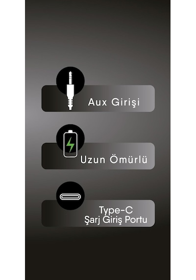 Super Bass Kulak Üstü Bluetooth Kulaklık Müzik Ve Radyo Keyfi Beyaz