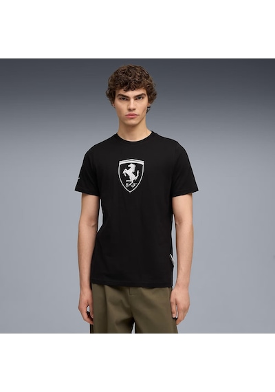 Puma Ferrari Tonal Shield Erkek Tişört C-pum632785p01p01 Siyah