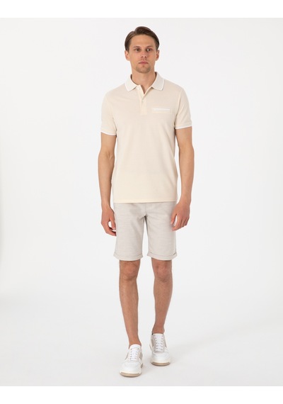 Pierre Cardin Erkek Bej Şort / Bermuda 50305677-vr011 Bej