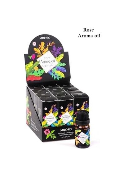 3 Lü Esansiyel Uçucu Yağ 3x10ml Rose Gül Kokulu Buhurdanlık Yağı Set, Difüzör, Banyo Ve Oda Kokusu Abundance Prosperity