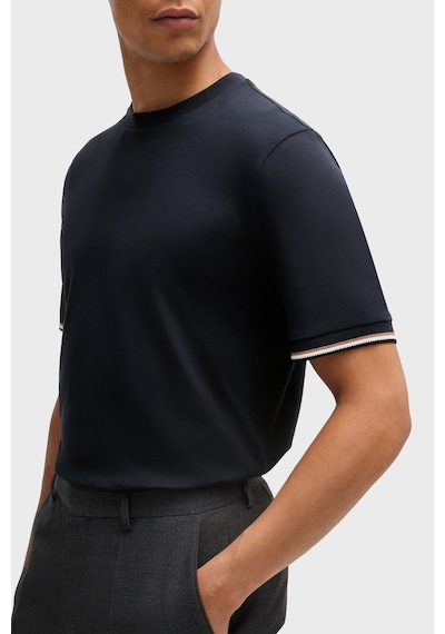 Boss Erkek T Shirt 50501097 404 Lacivert Lacivert