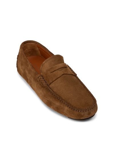 Deery Erkek Hakiki Süet Taba Rengi Penny Loafer - E0920mtbac01