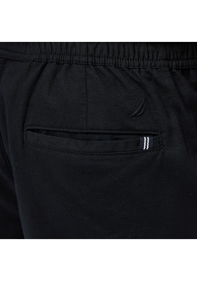 Nautica Erkek Siyah Jogger Şort Düz B55227t Siyah