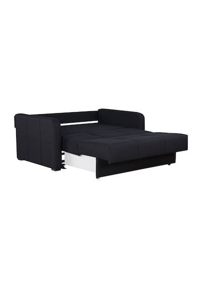Kilim Mobilya Adonis XL Yataklı Kanepe 160 Mat Siyah