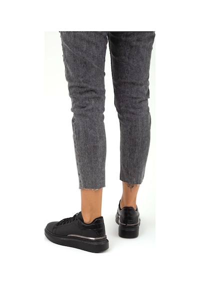 Tamer Tanca Kadın Vegan Siyah Sneakers & Spor Ayakkabı Siyah
