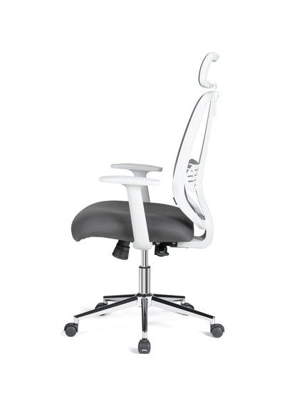 Velore X Ergonomik Ofis Koltuğu, Fileli, Metal Ayaklı, Beyaz Renk, Çalışma Koltuğu Çok Renkli
