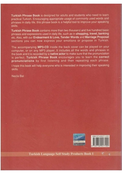 Turkish Phrase Book Turkish Language Self Study Products Book I Cd İlaveli