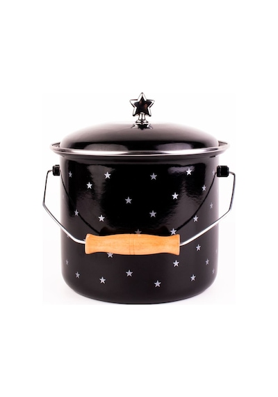 Star Emaye Bakraç 20cm 3litre Siyah