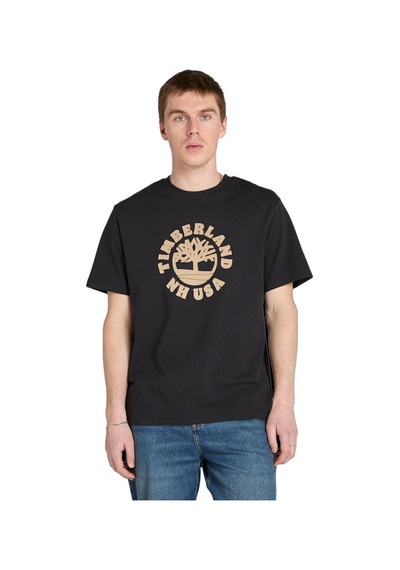 Timberland Holiday Front Graphic Ss Tee T-shirt - Tb0a5mj20011-11411 Black
