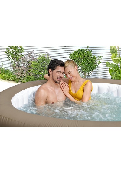 Lay-z-spa 60017 Palm Springs Airjet Şişme Spa Havuzu, 4-6 Kişilik Krem