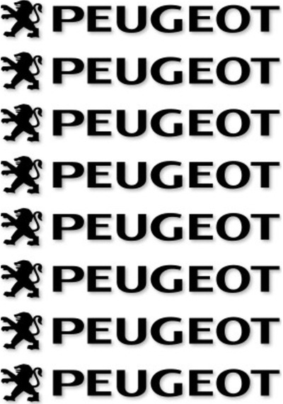Peugeot Kapı Kolu Sticker Yapıştırma 8 Adet