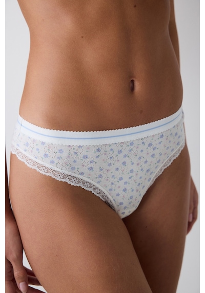 Penti Printed Pointel Pamuklu Brazilian Külot