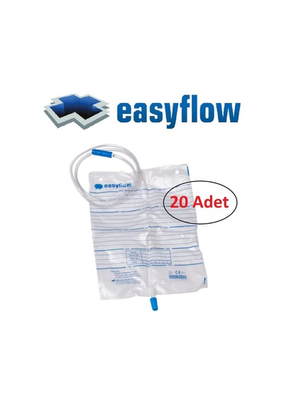 Musluklu Steril Idrar Torbası 2000 Ml 20'li Paket