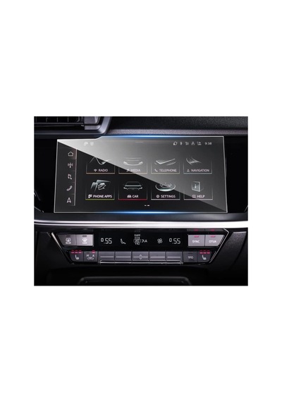 Audi A3 10.1 İnç İle Uyumlu Ekran Koruyucu Multimedya Nano Belirtilmemiş
