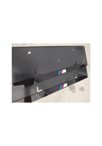 Bmw M Logolu Lüx Pleksi Plakalık 2 Adet 3d Piano Black Lazer Kesim - 660764734