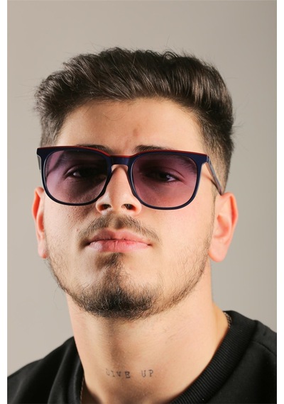 Lacoste L925s 424 54 Erkek Lacivert Dikdörtgen Güneş Gözlüğü