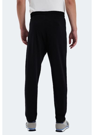 Slazenger Ones In Erkek Fermuar Cepli Siyah Eşofman Altı Siyah