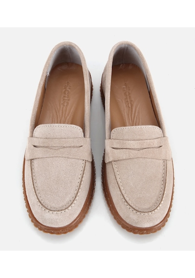 Hotiç Kadın Süet Deri Bej Yumuşak Tabanlı Günlük Loafer 01ayh320560a310 01ayh320560a310 Bej