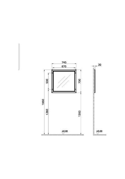 VitrA Valarte 80Cm Gri Banyo Dolabı Aynalı Üst Modül 62217 Gri VitrA Valarte 80Cm Gri Banyo Dolabı Aynalı Üst Modül 62217 Gri