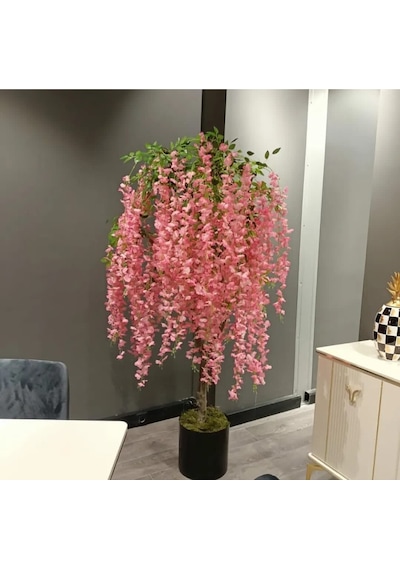 Rüzgar Yapay Çiçekçilik 180 Cm Pembe Akasya Ağacı Pembe