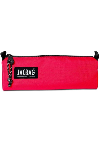 Jacbag Mercan Kız Çocuk Tek Bölmeli Üçgen Okul ve Ofis Kalem Kutusu Çok Renkli