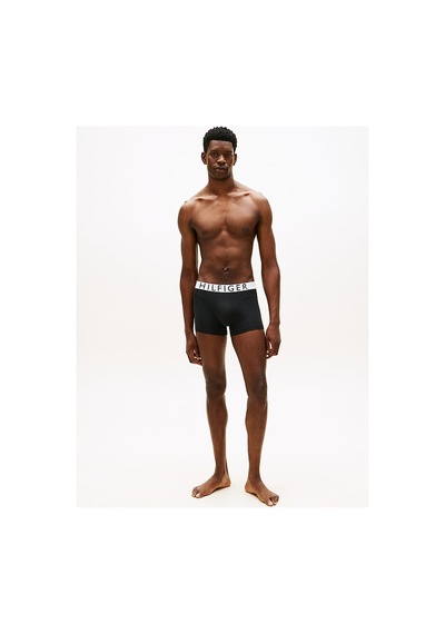 Tommy Hilfiger Erkek Cooling Tech Trunk Wb 3'lü Boxer Seti-16227 Siyah