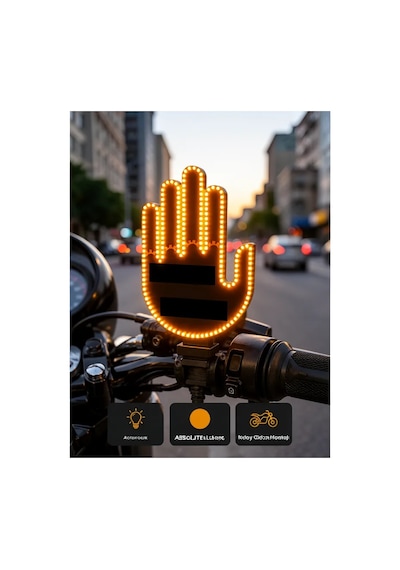 Astraltech 176 Led El Hareketiyle Kontrollü Amber Güvenlik Lambası Çok Renkli