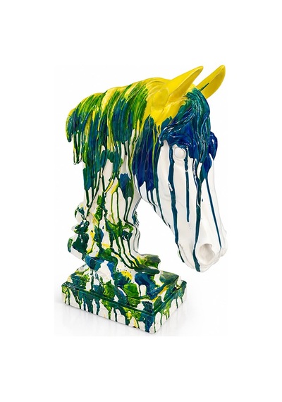 Renkli Dekoratif Polyester At Figürü 09606805