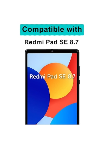 Xiaomi Redmi Pad Se 8.7inç Tablet Temperli Cam Ekran Koruyucu Kılıf