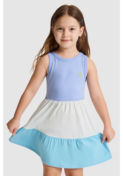 U.S. Polo Assn. Kız Çocuk Lila Elbise Örme 50325651-vr245 Lavanta