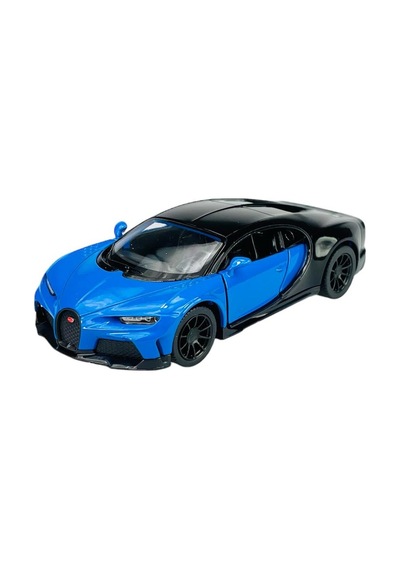 Kinsmart Bugatti Chiron Supersport 1:38 Mavi Çek Bırak Model Araba