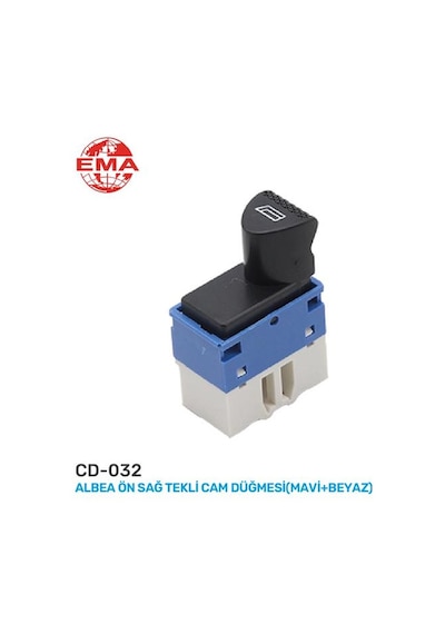 Ema Cd-032 Cam Açma Anahtarı Fıat Albea Sağ Tekli - Yolcu 98809719