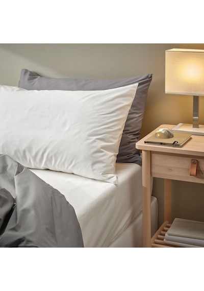 Ikea Rönnveckmal Çift Kişilik Çarşaf 160 X 200 Cm Beyaz