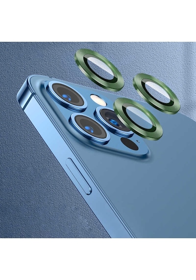 Kilifone - Apple Uyumlu iPhone 13 Pro Max - Kamera Lens Koruyucu Cl-07 - Gümüş