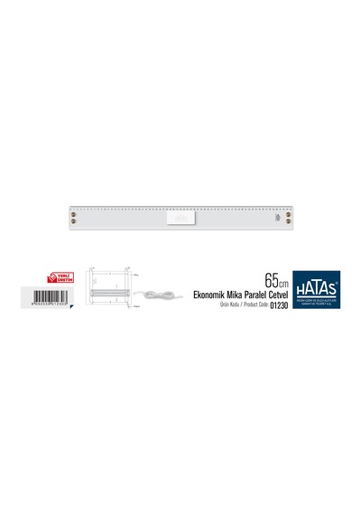 Hatas 01230 Mika Paralel Cetvel 65 CM