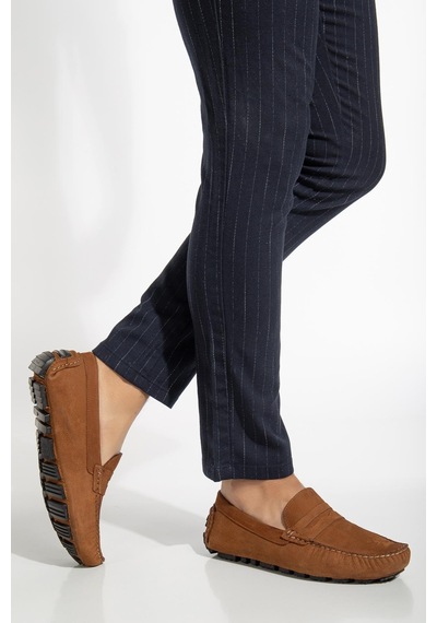 Dilimler Ayakkabı Hakiki Deri Nubuk Rok Kolej Model Taba Erkek Günlük Loafer Ayakkabı-3038-Taba Dilimler Ayakkabı Hakiki Deri Nubuk Rok Kolej Model Taba Erkek Günlük Loafer Ayakkabı-3038-Taba