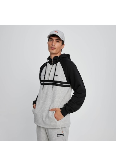 Ellesse Erkek Kapüşonlu 3/4 Fermuarlı Sweatshirt Em080-gr 001