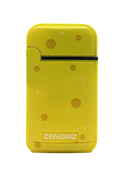 Zengaz Cool Tasarım Jet Alev Çakmak - Cheesy Spark Sarı