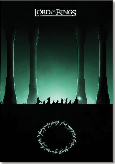 Cakasepetim The Lord Of The Rings Film Afişi Ahşap Mdf Tablo