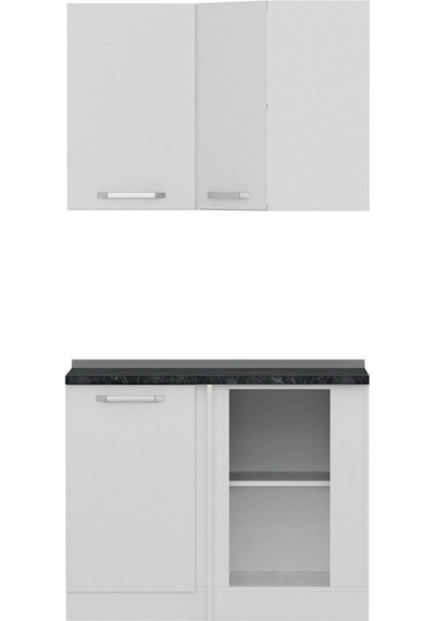 Minar 105cm Köşe Mutfak Dolabı - Beyaz K105-b1