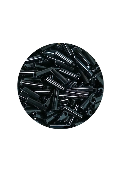Uzun Boru Kesme Boncuk Çap 2mm Uzunluk 10 Mm - 60 Gram - Koyu Yeşil - Bnc266