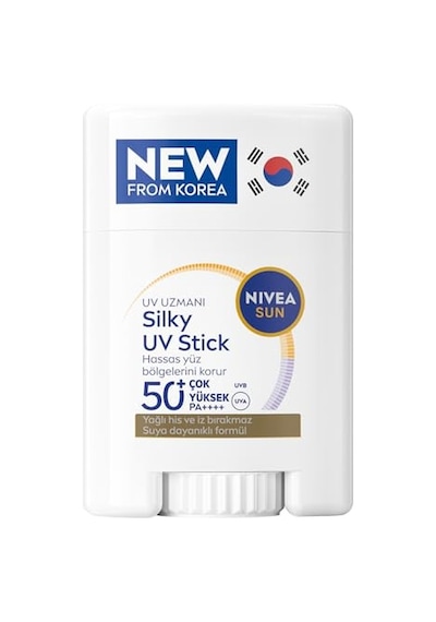 Nıvea Sun Spf50+ Yüksek Güneş Korumalı Kore Stick Yüz Güneş Kremi 15 Gr,hassas Yüz Bölgeleri,kokusuz Formül,makyaj Altına Uygulanabilir,cep Boy