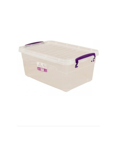 Şeffaf Çok Amaçlı 30 Lt Dikdörtgen Saklama Kabı 48x32x29 Royaleks-82113