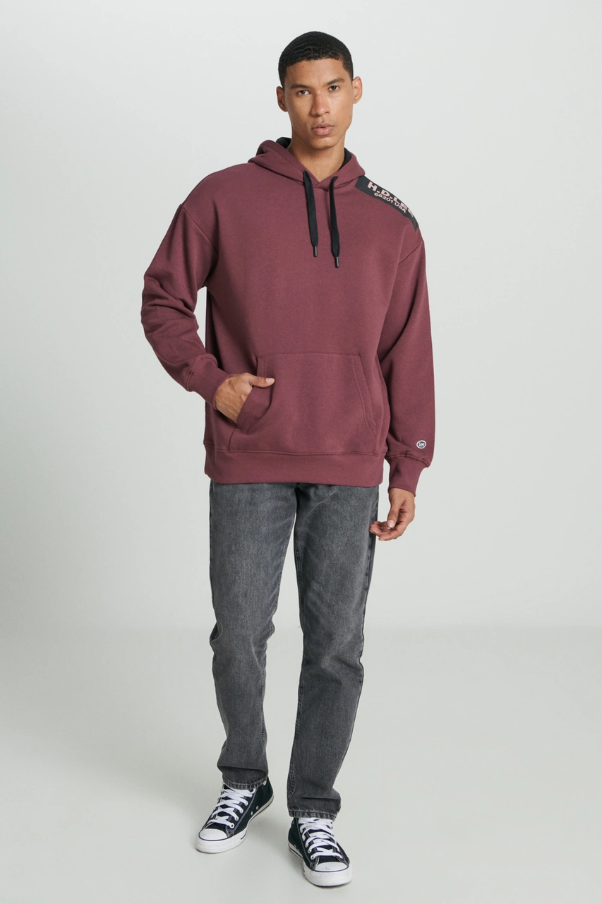 Lee Erkek Sweat L232275 838 Bordo Bordo