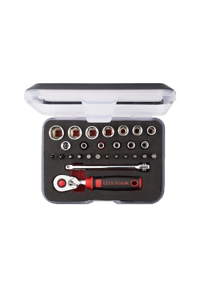 Ceta Form C00-27ph5 27 Parça 1/4" 6 Köşe Lokma Takımı (kompakt Ku